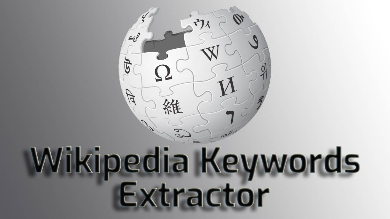 Wikipedia Keywords Extractor