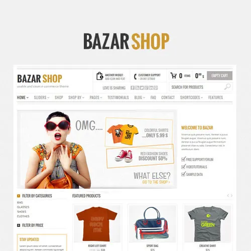 Bazaar – eCommerce Theme
