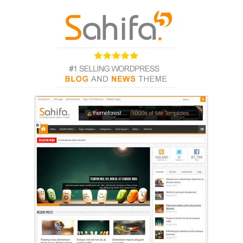 Sahifa Theme | Responsive News Magazine Blog Theme